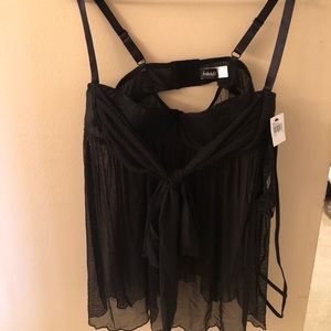 Frederick’s of Hollywood black babydoll